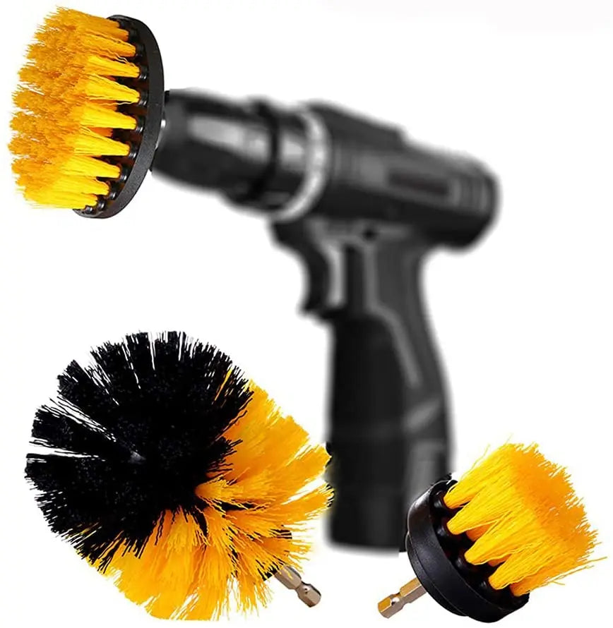 2/3.5/4 Inch Electric Scrubber Brush Drill Brush Kit