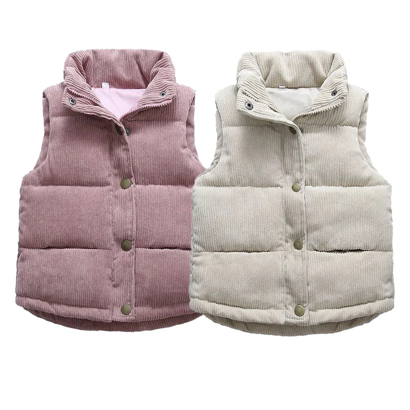 2023 Autumn Children Warm Thicken Vest Baby