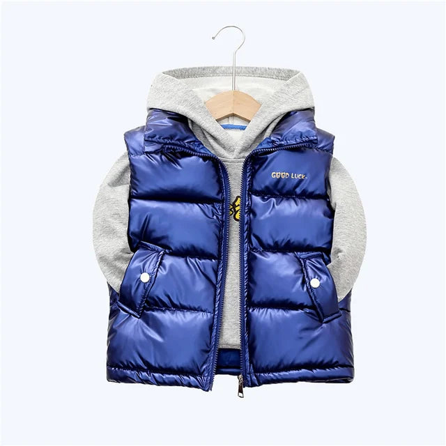 2023 Autumn Children Warm Thicken Vest Baby