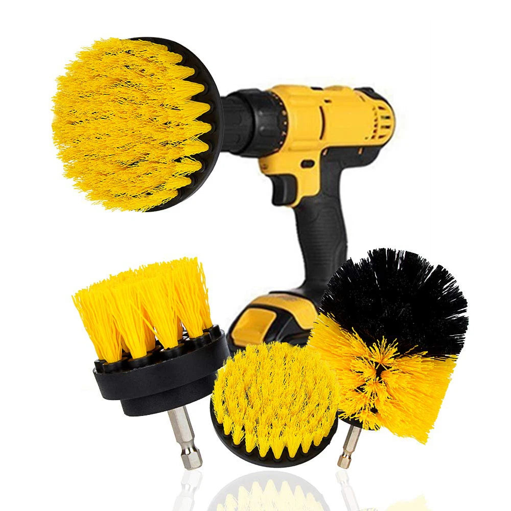 3Pcs/Set Electric Scrubber Brush Drill Brush Kit