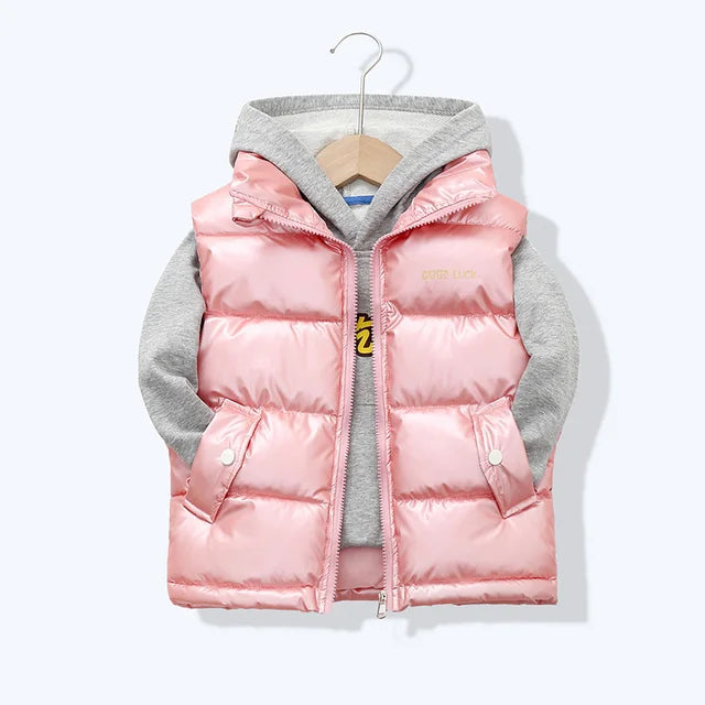 2023 Autumn Children Warm Thicken Vest Baby