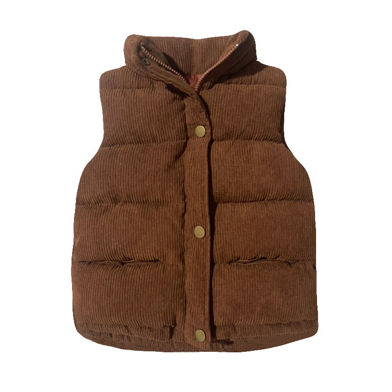 2023 Autumn Children Warm Thicken Vest Baby